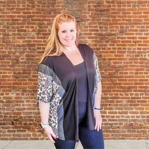 Leopard Print Cardigan